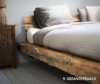 balken bed oud eiken massief