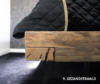 balken bed oud eiken massief