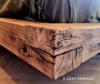 balken bed oud eiken massief