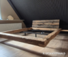 balken bed oud eiken massief
