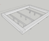 balken bed oud eiken massief