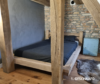 balken bed oud eiken massief