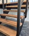 moderne eiken trap met strakke afwerking