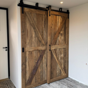 schuifdeur gebinten eikenhout