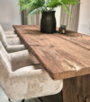 eettafel hout landelijk